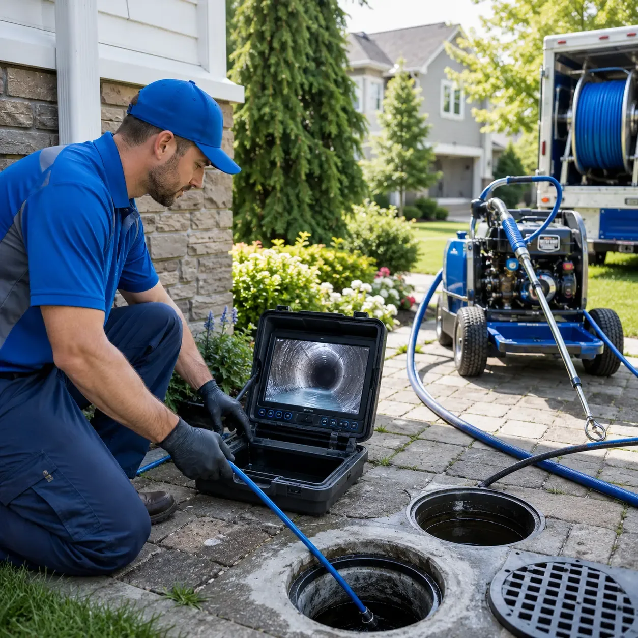 Outdoor drain cleaning professionals serving New Albany, MS